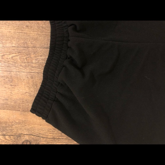 High waisted wide leg black shein Shorts size L - Picture 3 of 4